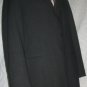 BROOKS BROTHERS BLACK SMOOTH 3 Button Wool Blend Blazer 42 L Made in Italy *EUC*