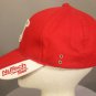 Red NUTECH SEED Leather Strapback Logo Baseball Hat Cap