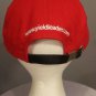 Red NUTECH SEED Leather Strapback Logo Baseball Hat Cap