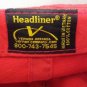 Red NUTECH SEED Leather Strapback Logo Baseball Hat Cap