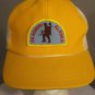 Vintage Yellow SKAGWAY ALASKA Patch Trucker Mesh Snapback Souvenir Cap Hat