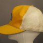 Vintage Yellow SKAGWAY ALASKA Patch Trucker Mesh Snapback Souvenir Cap Hat