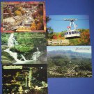 Gatlinburg Tennessee Great Smokey Mountains ~ Aerial Views ~ Lot of 5 Postcards