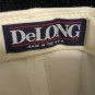 Vintage DeLong McCluer Comets Embroidered 1980s M-L Snapback TRUCKER Hat Cap USA