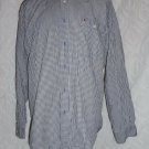 TOMMY HILFIGER Plaid Tan Blue Cotton Button Down Long Sleeve Sz L / Large Shirt TOMMY HILFIGER Plaid Tan Blue Cotton Button Down Long Sleeve Sz L / Large Shirt