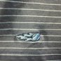 PETER MILLAR M Medium S/S Cotton Polo Golf SHIRT blue striped US OPEN Logo Shirt