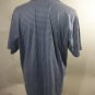 PETER MILLAR M Medium S/S Cotton Polo Golf SHIRT blue striped US OPEN Logo Shirt