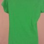 Nickelodeon TMNT Ninja Turtles Green Graphic Faces T-Shirt Juniors XL 15/17 NWOT