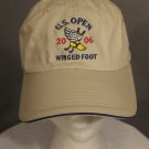 US Open 2006 Winged Foot USGA Member Hat Khaki Embroidered Strapback Cap