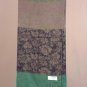 Croft & Barrow Blue Gray Teal Acrylic 60 X 12 Soft Fringed Scarf NWT Retails $28