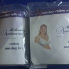2 Announcements Maternity Seamless Nursing Bras 40 B Cotton Ivory New in Package