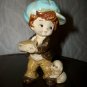 Vtg Decorative Ceramic Mid Century Boy puppy/dog C9188 Napcoware Figurine Japan