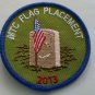 BSA ACTIVITY PATCH MTC CEMETERY FLAG PLACEMENT 2013 NEW Unused
