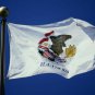 2'x3' Illinois US State Flag Outdoor Banner Pennant Polyester Great Seal 2x3