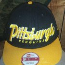 Vintage New Era 9Fifty NHL Pittsburgh Penguins Script Snapback Hat Cap
