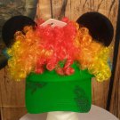 WDW AUTHENTIC DISNEY PARKS MICKEY MOUSE Rainbow Afro Adult Clown Ear Hat Cap WDW AUTHENTIC DISNEY PARKS MICKEY MOUSE Rainbow Afro Adult Clown Ear Hat Cap