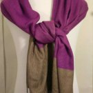 Gap Cozy Classic Purple Block Fringe Scarf 100% Acrylic Oversized 24” X 75” Gap Cozy Classic Purple Block Fringe Scarf 100% Acrylic Oversized 24” X 75”