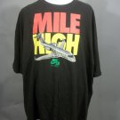 Nike Air MILE HIGH Club Air Force 1 Plane Graphic Black shirt XL Fits like 2-3X Nike Air MILE HIGH Club Air Force 1 Plane Graphic Black shirt XL Fits like 2-3X