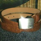 Womens XS X-Small NIKE GOLF Brown Animal Print GENUINE Leather Belt Womens XS X-Small NIKE GOLF Brown Animal Print GENUINE Leather Belt