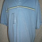 Izod Men Polo/Rugby Golf pique Shirt Short Sleeve Blue L / Large New with Tag