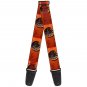 Buckle-Down Guitar Strap Danger Gauge 2" Wide 29-54"