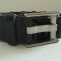 Calvin Klein Men's Solid Black Woven Leather Belt Size 34