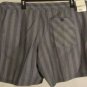Men's Size XXL Original Use Gray Striped Board Shorts Swim Trunks ~ NEW ~