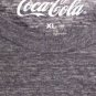 Heather Black Coca Cola Round Crackle Logo T-Shirt Size XL