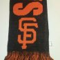 San Francisco Giants MLB Double Sided Winter Knit Scarf Forever Collectibles