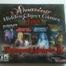 Legacy Games- Amazing Hidden Object Games- PARANORMAL MYSTERIES IV- 4 games Legacy Games- Amazing Hidden Object Games- PARANORMAL MYSTERIES IV- 4 games