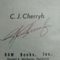 C J Cherryh DOWNBELOW STATION DAW 1981 PB First Edition 1st Printing SIGNED RARE