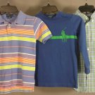 Lot 3 Ralph Lauren Polo Sz 6 Blue Solid Plaid Striped Short & Long Sleeve Shirts Lot 3 Ralph Lauren Polo Sz 6 Blue Solid Plaid Striped Short & Long Sleeve Shirts