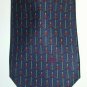 GUCCI Horse Stirrups Pattern 100% Silk Necktie Tie Made in Italy