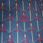 GUCCI Horse Stirrups Pattern 100% Silk Necktie Tie Made in Italy