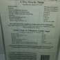 A FEW FAVORITE THINGS Christmas Winter Primitive Quilt Pattern FIBER MOSAICS