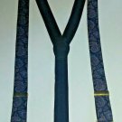 Vtg Pelican USA Black Multicolor Paisley Adjustable Suspenders Braces Clip On Vtg Pelican USA Black Multicolor Paisley Adjustable Suspenders Braces Clip On