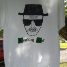 BReaking BAd Walter White aka "HEISINBERG" Hat Sketch Men's L White T-shirt