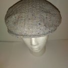 Vtg Totes Tweed Rain Rolls Off Gray Newsboy Golf Cabbie Gatsby wool Flat Hat