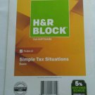 H&R Block Tax Software 2018 Basic Simple Tax Situations Federal New! H&R Block Tax Software 2018 Basic Simple Tax Situations Federal New!