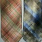 Van Heusen Mens Neck Ties Lot Of 4 Geometric & Striped Neckties