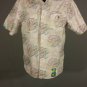 Rocawear Script Logo Short Sleeve Button Up Shirt Multi Color L ( 14/16 ) Youth