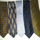 Lot of 5 XMI Platinum & XMI Handmade 100% Silk Neck Ties Lot of 5 XMI Platinum & XMI Handmade 100% Silk Neck Ties