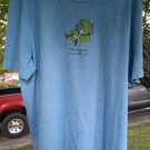 Life is Good at Great Wolf Lodge Blue M Crusher Slide Logo T-Shirt NEW