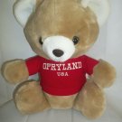 VINTAGE 1968 NASHVILLE OPRYLAND TEDDY BEAR BROWN 12" STUFFED ANIMAL PLUSH TOY VINTAGE 1968 NASHVILLE OPRYLAND TEDDY BEAR BROWN 12" STUFFED ANIMAL PLUSH TOY