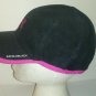 UNDER ARMOR Womens Black & Pink Polyester Lightweight Strapback Hat Cap