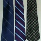 NAUTICA Men's Designer Striped 100% Silk Neck Ties ( Lot of 3 ) NAUTICA Men's Designer Striped 100% Silk Neck Ties ( Lot of 3 )