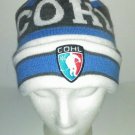 Chicago Outdoor Hockey League COHL Pom Pom Beanie Winter Hat Ski Cap
