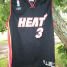 Vtg Reebok Dwyane Wade Miami Heat L 14-16 Sewn Jersey +2 Black NBA Basketball Vtg Reebok Dwyane Wade Miami Heat L 14-16 Sewn Jersey +2 Black NBA Basketball