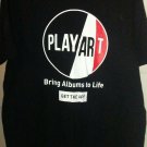 PLAY ART APP Logo Black Graphic Promo Shirt Size L PLAY ART APP Logo Black Graphic Promo Shirt Size L