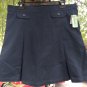 Girls Size 161/2 Basic Editions Navy Blue Uniform Skirt NWT